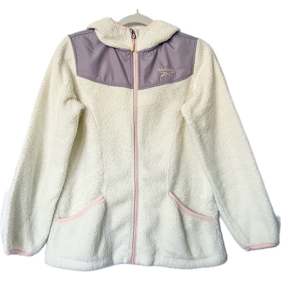 Reebok Other - Reebok Girls Fleece Hooded Jacket, L (14/16)